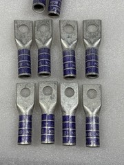 Lot of 10 Burndy Purple Die 15 N200 4/0 AWG Copper Compression Lugs