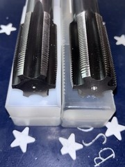 2pc SET Nachi 1-1/2-12 NF G H4 6FL Tap 1-1/2” 12tpi Taper & Plug 1 of Each