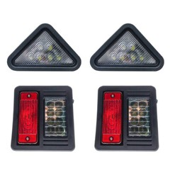 Front & Rear LED Light Kit For Bobcat Skid Steer Loader 751 753 A220 A300 T300