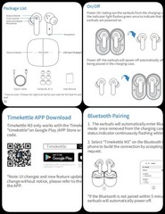 Timekettle WT2 Edge W3 Ai Translator Earbuds White 8 Offline Language 40 Offline
