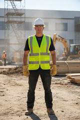 Crew Yellow High Visibility Safety Vest With 2 Pockets