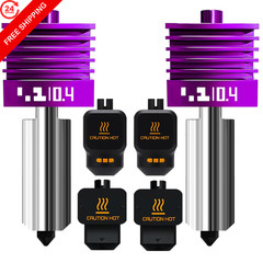 2PK MPVD Hotend For X2D/P2S/H2D/H2C/H2S/A1/A1mini, 2 PK 0.4mm Kit