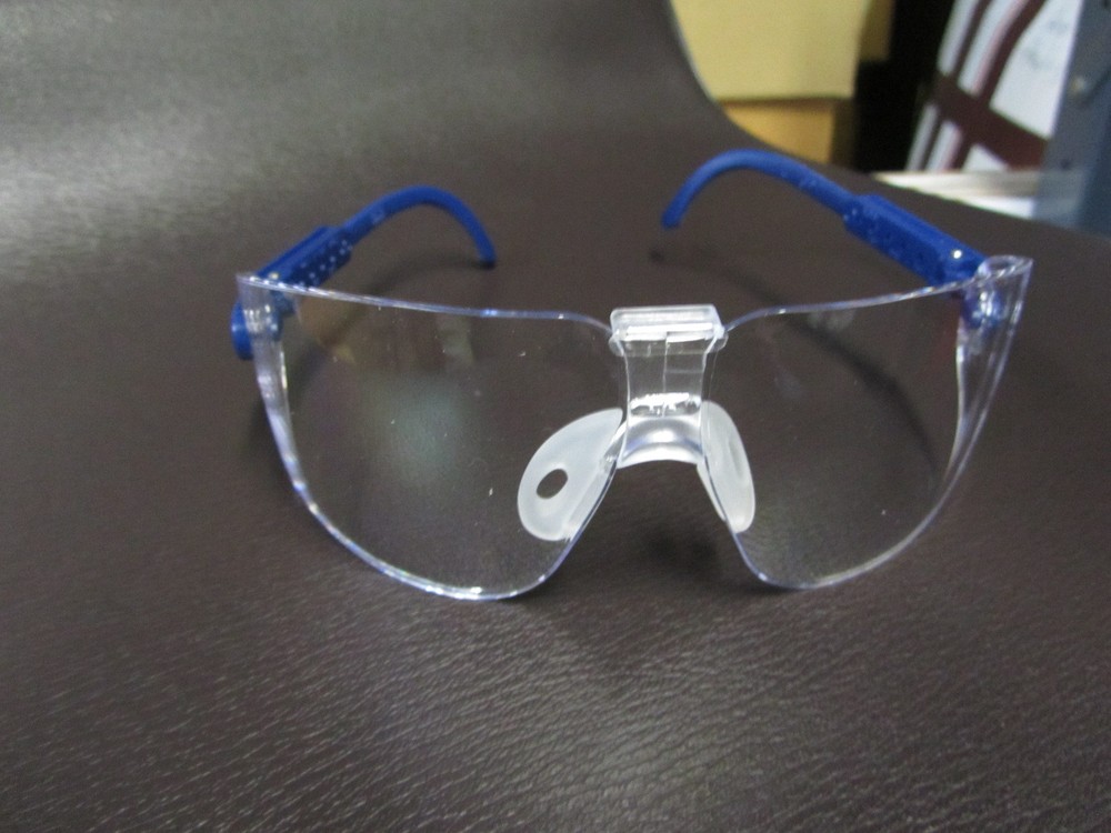 12 pairs AEARO 15158 Med LEXA Glasses Blue Temples Clear Lens impact eyewear
