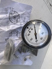New Ashcroft 0-300 Inches of Water Column Gauge, Low Pressure W/ Panel Mount