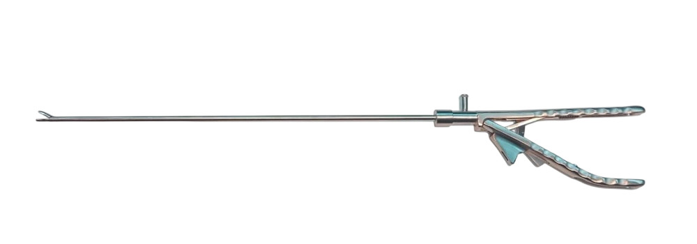 Laparoscopic Needle Holder Curved Right Hand 5mm 330mm Reusable Surgical Laparo