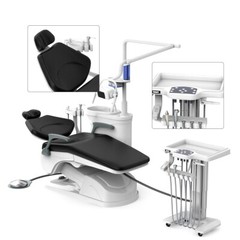 Dental Unit Chair Computer Controlled DC Motor Integral Doctor Stool TJ2688-A1-1
