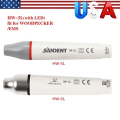 Dental Ultrasonic Detachable Scaler Handpiece LED Light Fit WOODPECKER/EMS HW-5L