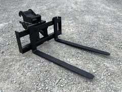 48″ 5,500 Pound Pallet Fork Attachment Fits Bobcat Quick X Change Mini Excavator