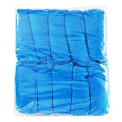 100pcs Blue Disposable Non-woven Shoe Covers Non-slip Wear-resistant Shoe Covers