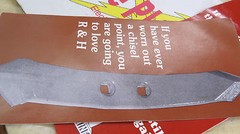 RH Machine pamphlets, chisel point & ripper point