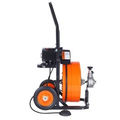 VEVOR Drain Cleaner Machine Electric Drain Auger 100 FT x 1/2 In Auto Feed