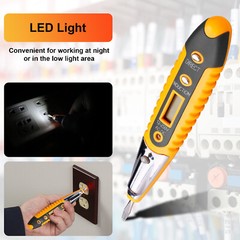 Voltage Electric Tester Volt Detector Test Pen AC DC Non-Contact Sensor 12-1000V