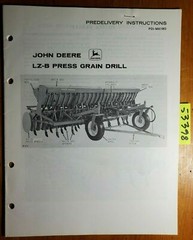 John Deere LZ-B Press Grain Drill Predelivery Instructions Manual PDI-M61983 c9