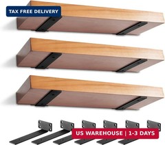 6 Pack Heavy Duty Shelf Brackets 6 inch, Floating Shelf Brackets(1/5″-Thick), L-