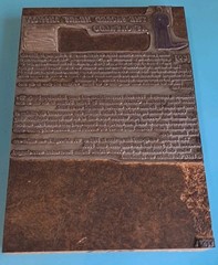 Vintage Zinc Printing Block The Sacred Heart Mission At Cataldo S5b