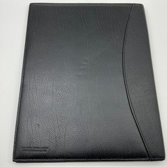 Vintage Franklin Covey Folder Folio Top Grain Verona Leather Black 1996