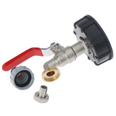 IBC Tote Tank Valve Drain Adapter 1/2″ Garden Hose Faucet Water Connector US