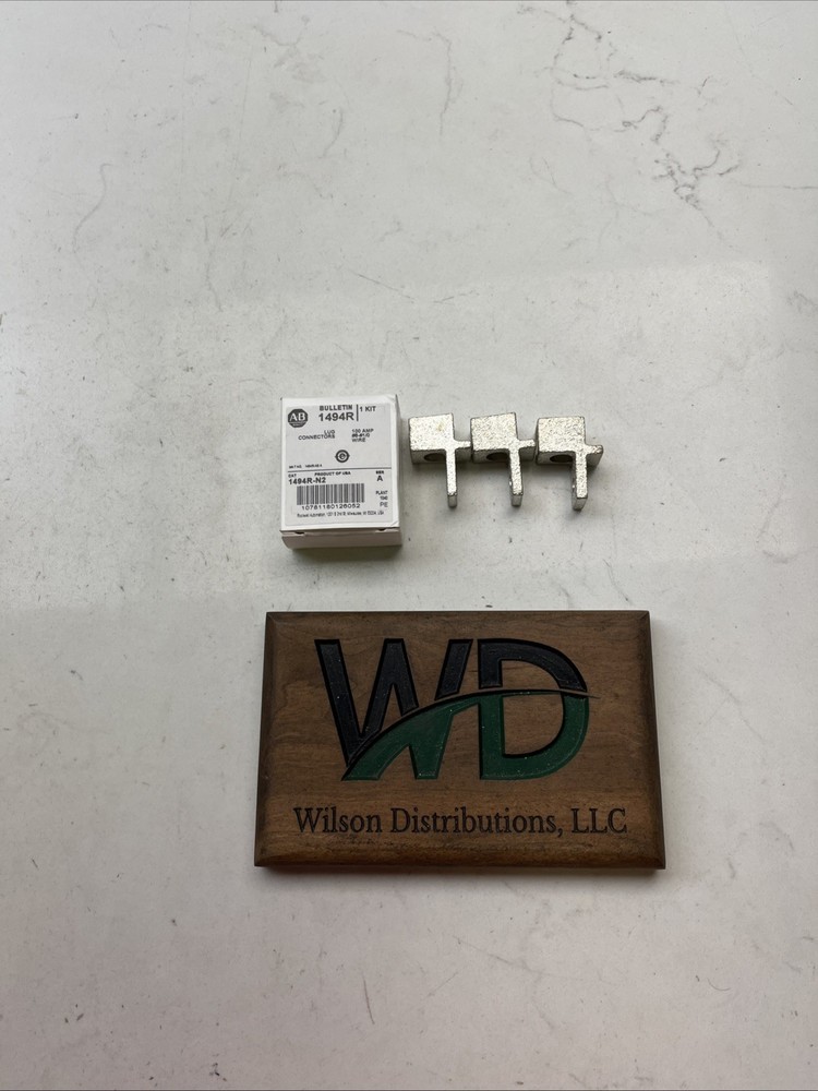 ALLEN BRADLEY 1494R-N2 LUG CONNECTOR KIT, 100 AMP, 3 LUGS PER BOX (NEW)