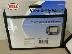 Lot of 2 – BELL Car / Truck / Semi / Vehicle Sun Visor Utility Wallets