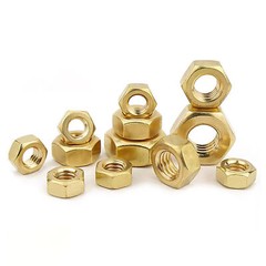 M1.4 M1.6 M2 M2.5 M3 M4 M5 M6 M8 M10 M12~M22 Din 934 Hexagon Hex Full Nuts Brass