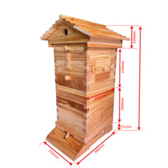 MINI 10X Upgraded Auto Honey Frames &Wooden Bee Hive House Beehive Box