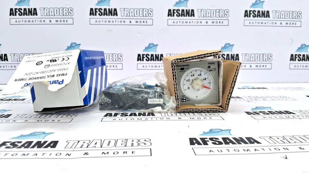 New Panasonic pm4s multirange timer pm4s-a2c10m-ac120v