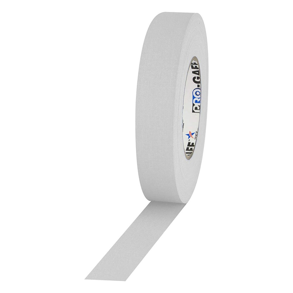 Pro Tapes Pro Gaffer Tape White 1″ x 55 yds.
