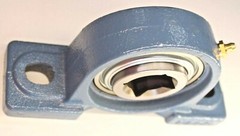 Premium HD 1″ Square Bore GW208PPB6 Disc Bearing 2-Bolt Pillow Block Flat Base