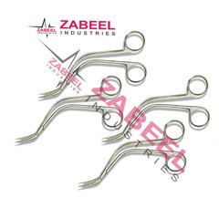 DeBakey Offset Scissor S Shaped Premium Micro Surgery Instruments
