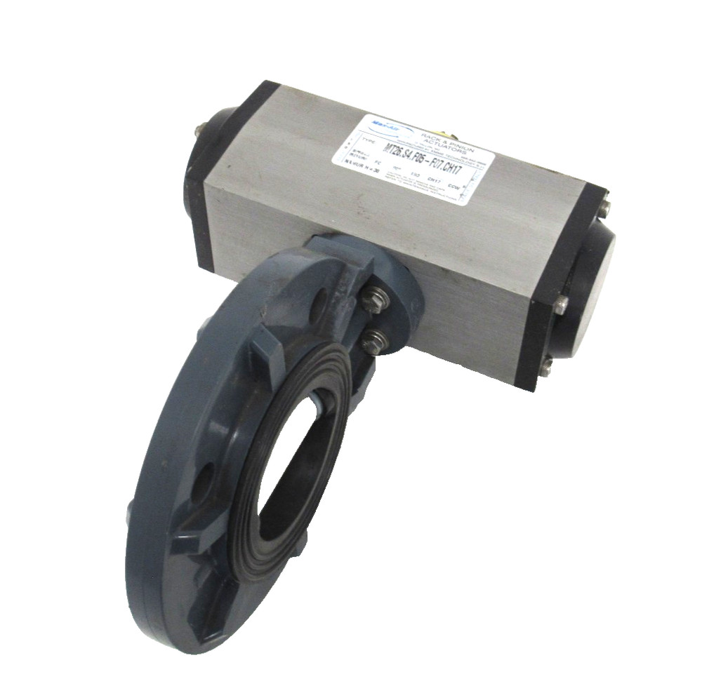 NEW MAX-AIR MT26.S4.F05-F07.CH17 ACTUATOR BUTTERFLY VALVE 3″ MT26S4F05F07CH17