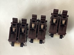 Wadsworth A220N 20 Amp 2 Pole 2P Type A METAL FOOT Circuit Breaker A220 WA220