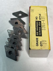 VALENITE SDNA-43T CARBIDE INSERT SEAT QUANTITY 10 (26MY654)