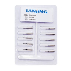 Dental Diamond Burs FG Round End Taper Pear Football Fine Coarse Grit 850 856