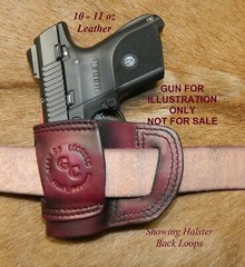 Gary C’s Leather Avenger OWB Right Hand HOLSTER – for the Ruger SR9C/SR40C