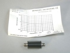 Weinschel Electronics Med. Power Fixed Coaxial Attenuator SMA 41-6-11 Connector