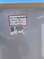 Manual 200 amp Generator transfer switch w/200 amp RS receptacle Square D Panel