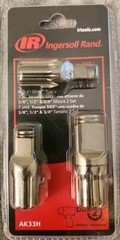 Ingersoll Rand DXS 3/8″, 1/2″ and 3/4″ Drive Standard Anvil 3 Piece Set AK33H