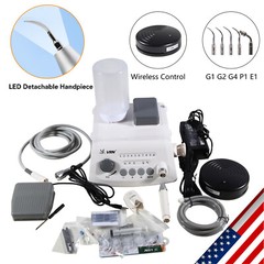 Upgrated Dental Ultrasonic Scaler fit EMS + LED Handpiece+Tips+Bottle VRN-A8