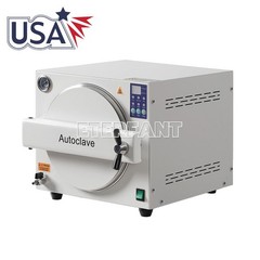 18L Class N Dental Autoclave Steam Sterilizer High Temperature Sterilization US
