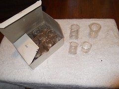 15 Beakers Chemistry 100 & 50 ml lot laboratory glass