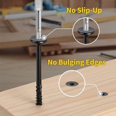 #14 x 2-7/8 Inch Exterior Deck Screws 55pcs, Heavy Duty Structural Wood Screws,