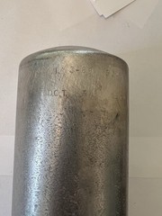 304 SS 1L Stainless Steel Sample Cylinder – 1/2” NPT Ends (DOT Rated 1800PSI)