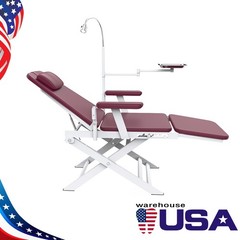 Dental Portable Folding Chair Foldable Mobile Chair with Tray & LED Light