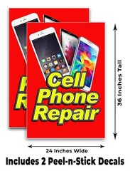 CELL PHONE REPAIR Signicade 24×36 A Frame Sidewalk Sign Double Sided TECHNOLOGY