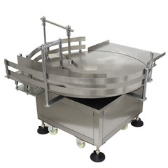 31.5in Dia. Desktop Automatic Bottle Accumulator Round Bottle Organizer 110V