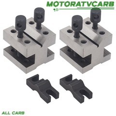 ALL-CARB 1-3/8″ ×1-3/8″ × 1-3/16″ V Block & Clamp Set 19/32″ ACCURACY 0.0002″
