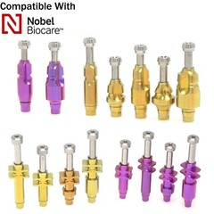 Dental fits Nobel Active NP/RP Impression Transfer Coping Open Close Tray Analog