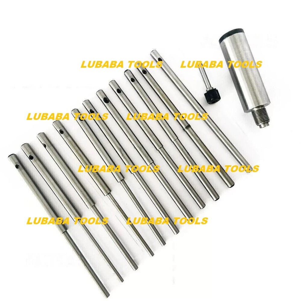 12 Pilot Set 4,4.5,5,5.5,6,6.5,7,8,9,10,11,12 mm Sioux Valve Seat Grinder HOLDER