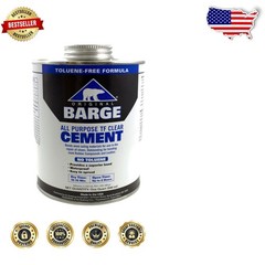 Waterproof Rubber-Based Clear Cement Quart – Fast Drying, Toluene Free Adhesive