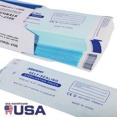200 3.5″ x 10″ Self-ing Sterilization Pouches for Autoclave SA